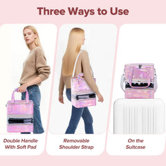 Beloving travel-friendly nail care kit fits in luggage.