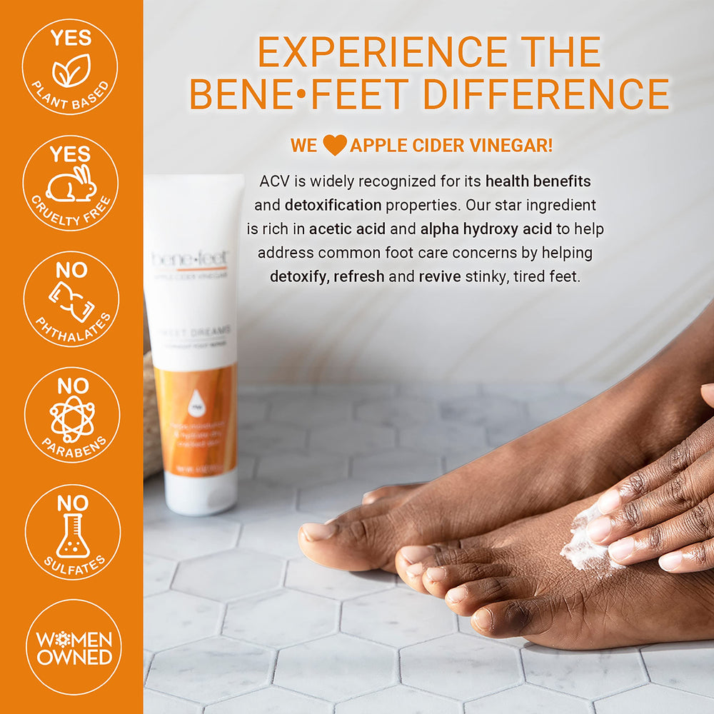 Borage oil-rich moisturizer texture illustrates deep hydration for the feet.