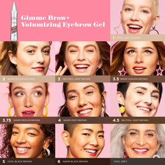 Benefit Gimme Brow+ compact packaging for on-the-go brow touchups