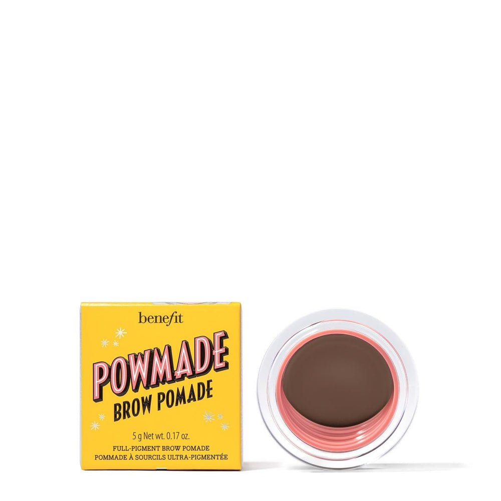 Benefit POWmade waterproof brow pomade brush applicator for precise, smudge-proof color.