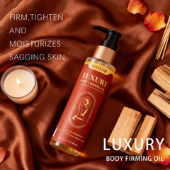BENIX Body Firming Oil ingredients blend promotes deep hydration and nourishment.