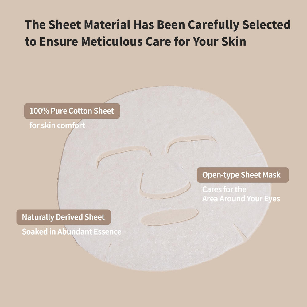 Benton Snail Bee mask application on skin showing even distribution.