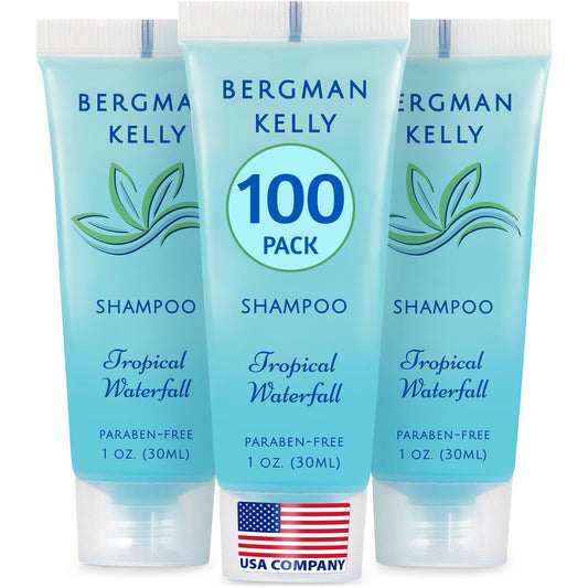 BERGMAN KELLY 1oz bottle—compact travel size ideal for guest rooms.