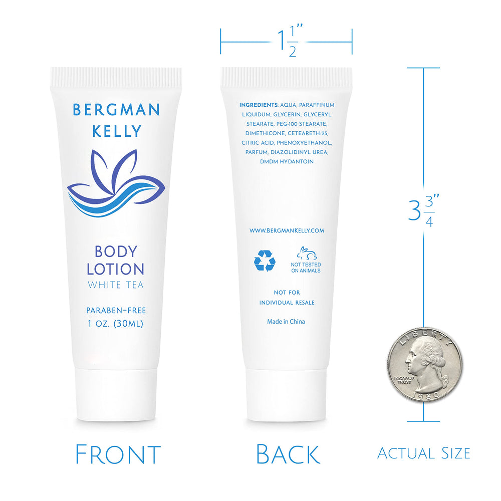 White tea scented lotion adds a refreshing aroma to guest experiences.