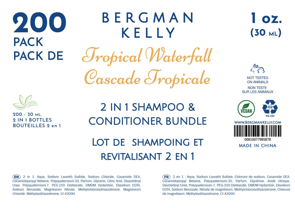 Bergman Kelly bulk 1oz bottles simplify restocking for property managers.