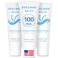 BERGMAN KELLY hotel conditioner bottle with white tea aroma for guest refreshment