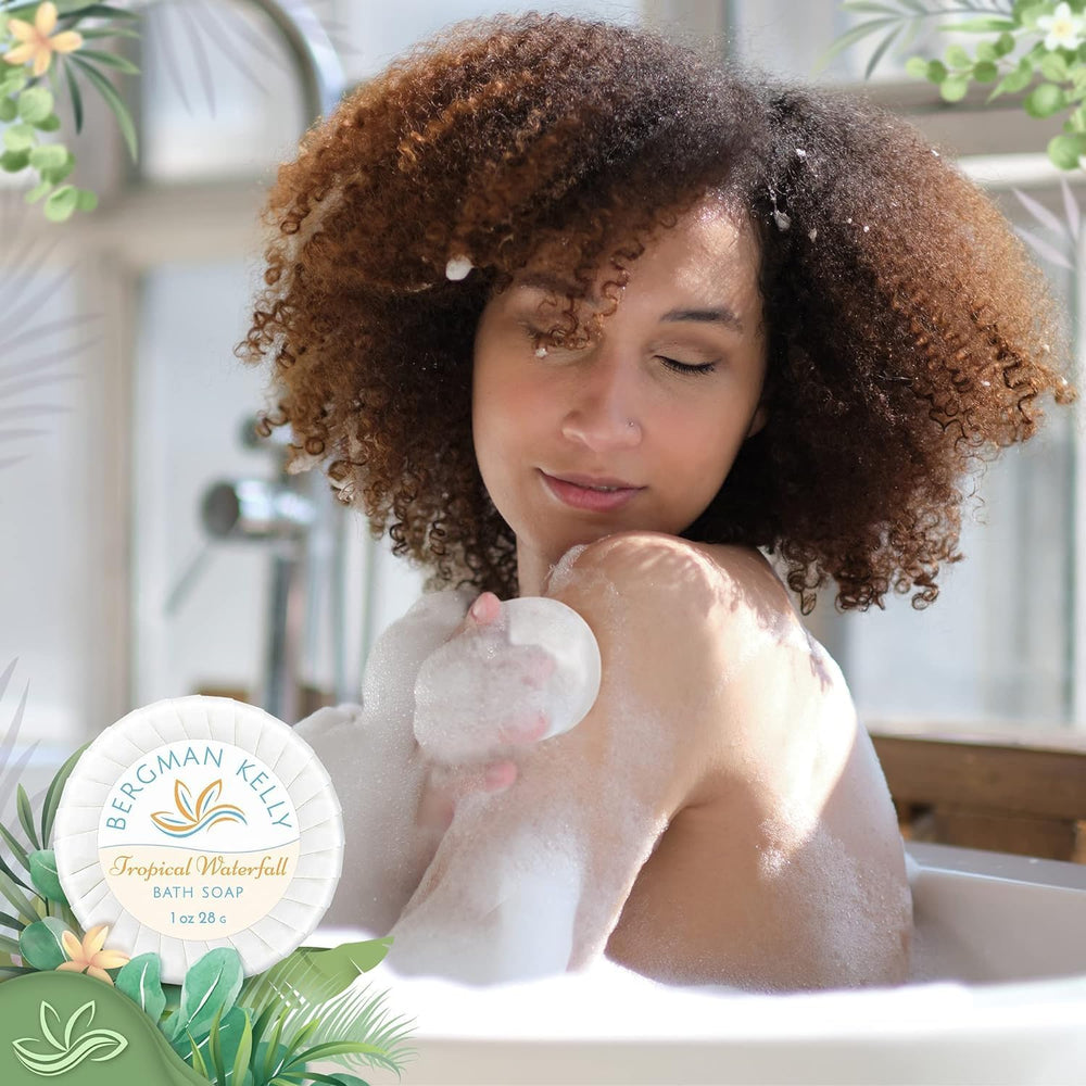 BERGMAN KELLY mini toiletries display ideal for travel-sized guest amenities