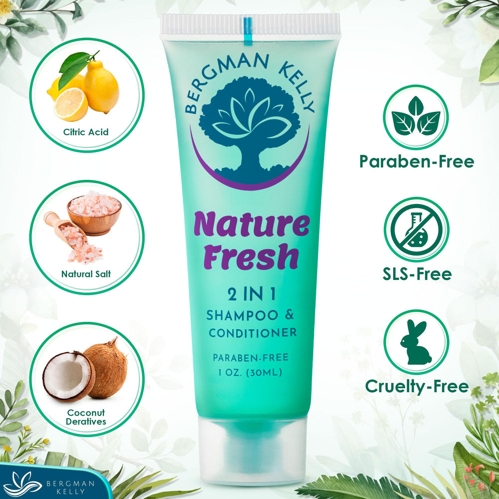 BERGMAN KELLY nature fresh scent bottle ideal for refreshing guest toiletries.