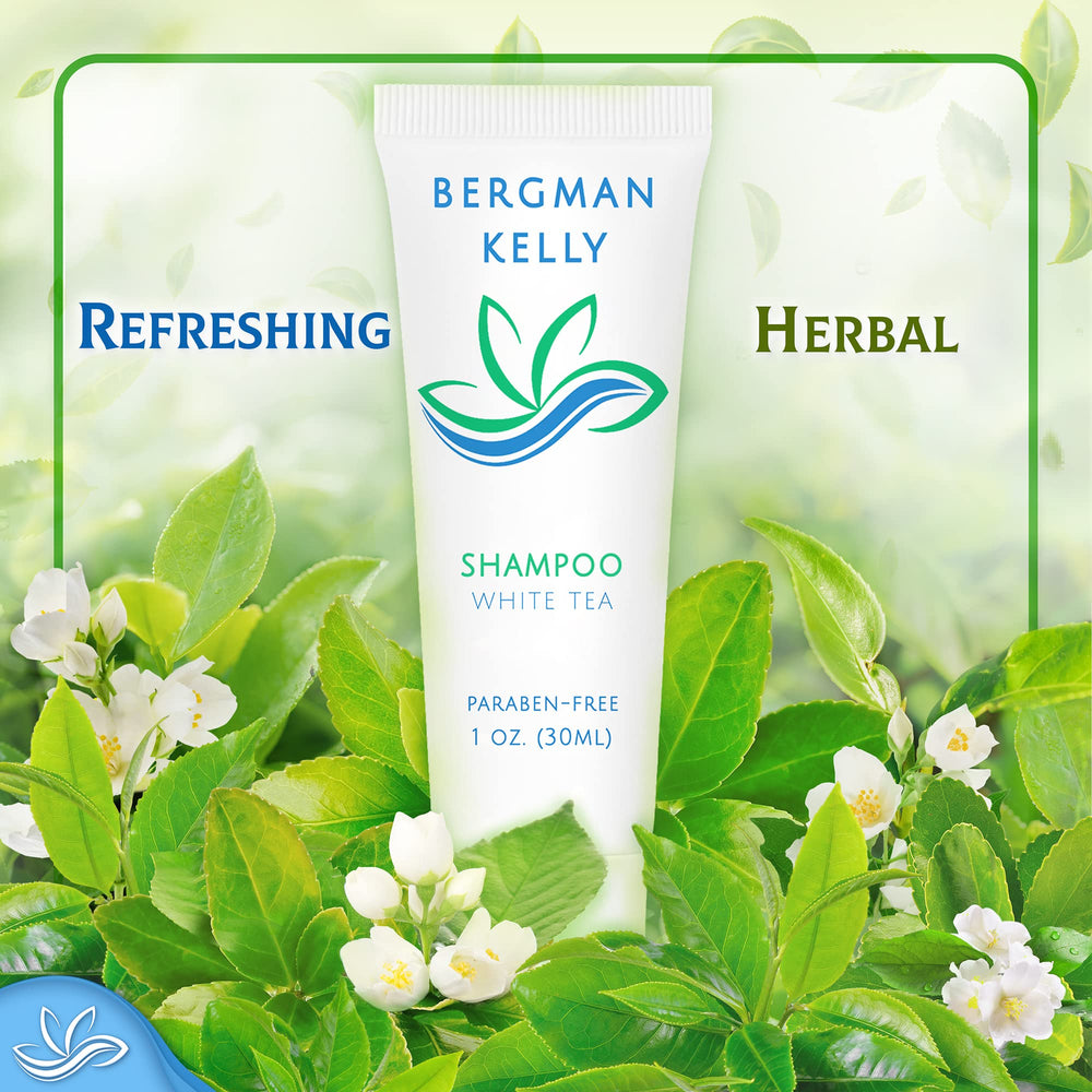 BERGMAN KELLY neatly packaged shampoo for easy restocking in hotels