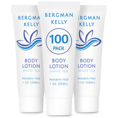 BERGMAN KELLY travel-size lotion 1 oz bottle for guest rooms and on-the-go refreshment.