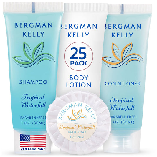 BERGMAN KELLY Tropical Waterfall soap bar 1oz for hotel guests