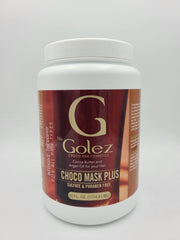 Bergotti G Ma Golez Intensive Theraphy Choco Mask Plus jar on shelf for rich conditioning.