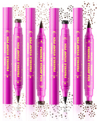 Berinist freckle stamp pen kit full set for quick natural freckles