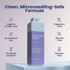 Berkland Auralux fragrance-free, clean formula for sensitive post-procedure skin