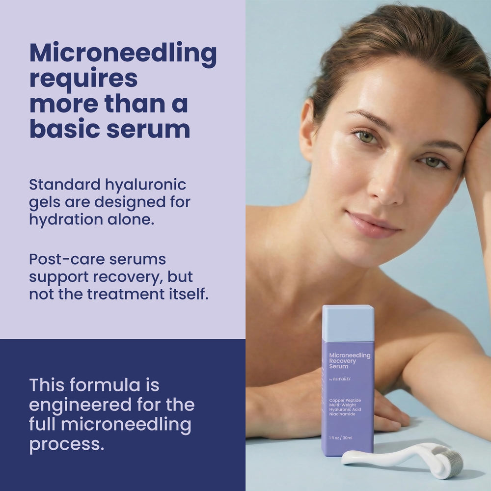 Berkland Auralux copper peptide and Matrixyl 3000 supporting texture during recovery