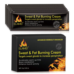 BERVEAL hot cream boosts sweat during workouts for a potential fat-burning effect.