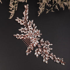 BERYUAN rose gold-tone hair accessory suitable for weddings
