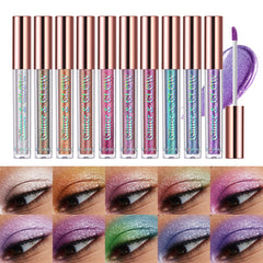 BestLand Liquid Glitter Eyeshadow multichrome palette with shifting colors for dazzling eye looks
