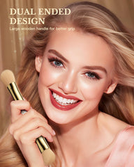 BESTOPE PRO face brushes for powder, blush, and highlighter with even application.
