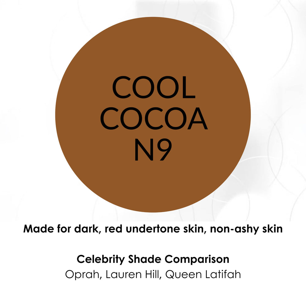BE THE ENVY NV BB Perfecting Mist airbrush application gracefully blurs imperfections.