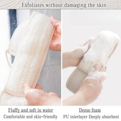 BETLYS biodegradable loofah cotton material for sustainable care