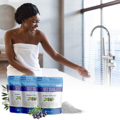 Better Bath Better Body bath water with essential oils for soothing relaxation.