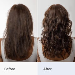 Better Not Younger styled hair displaying volume and movement.