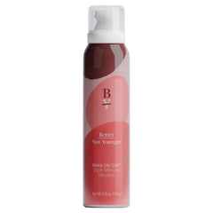 Better Not Younger volumizing mousse bottle ready for lift and shine.