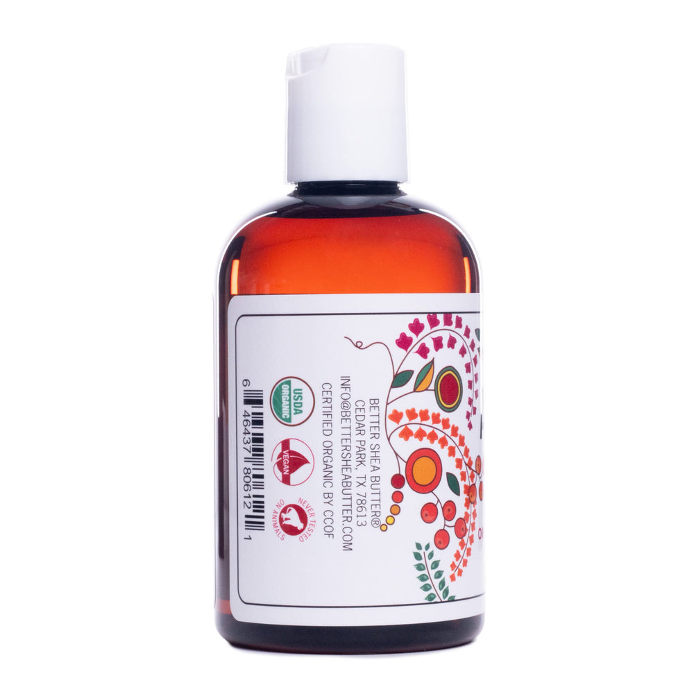 Better Shea Butter Organic Apricot Oil facial application highlights gentle nourishment