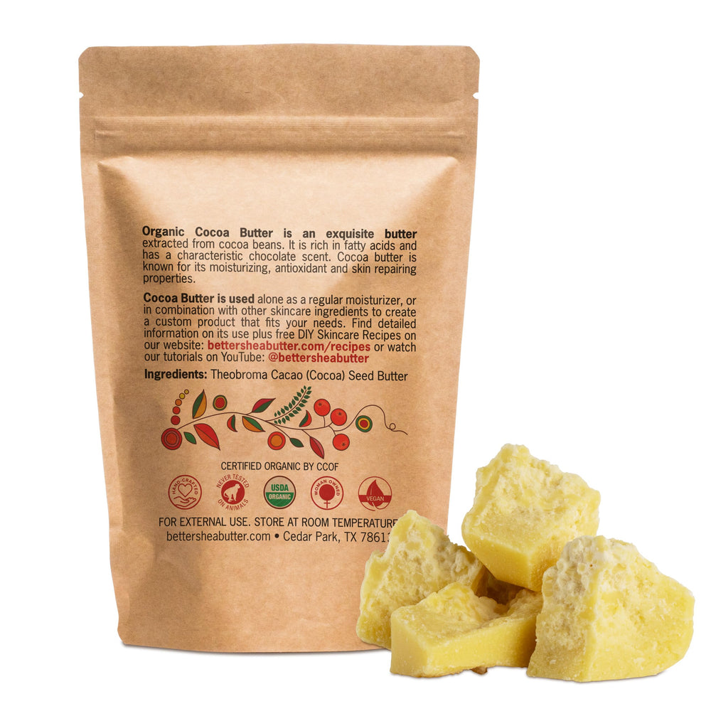 Better Shea Butter eco-friendly packaging for cocoa butter