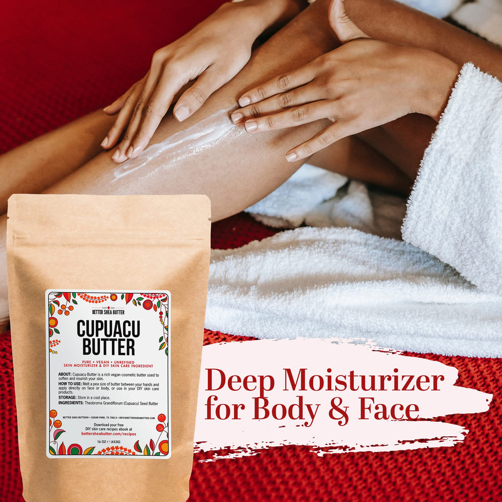 Better Shea Butter Cupuacu Butter natural chocolate scent adds indulgence