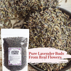 Better Shea Butter lavender buds for tea infusions and refreshing drinks