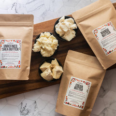 Better Shea Butter raw mango butter 16oz for nourishing, fragrance-rich skin.