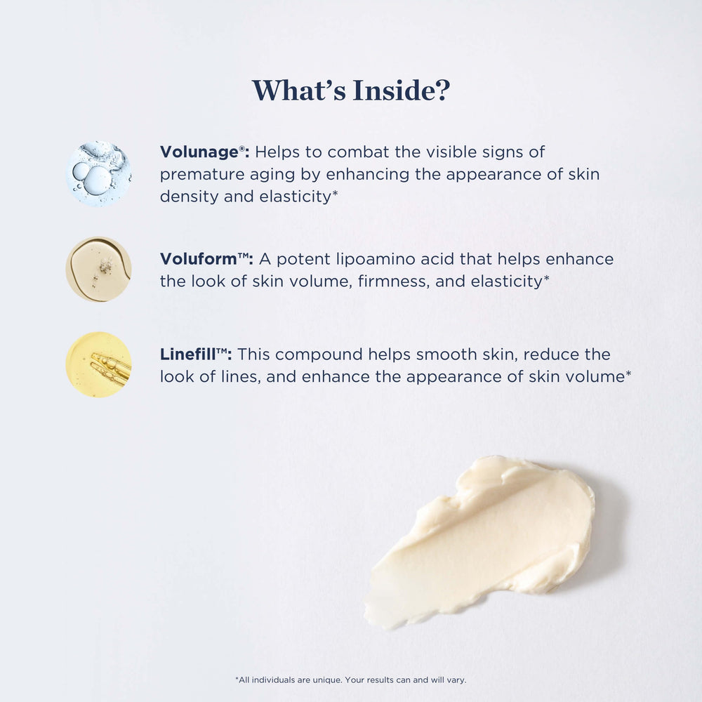 Close-up of Beverly Hills MD mask cream texture for skin rejuvenation.