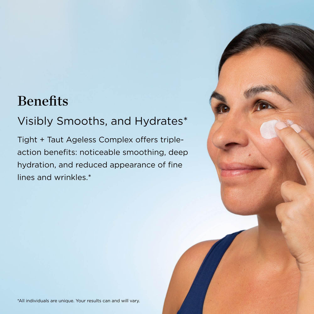 Beverly Hills MD Tight + Taut cream absorbed on skin showing hydration