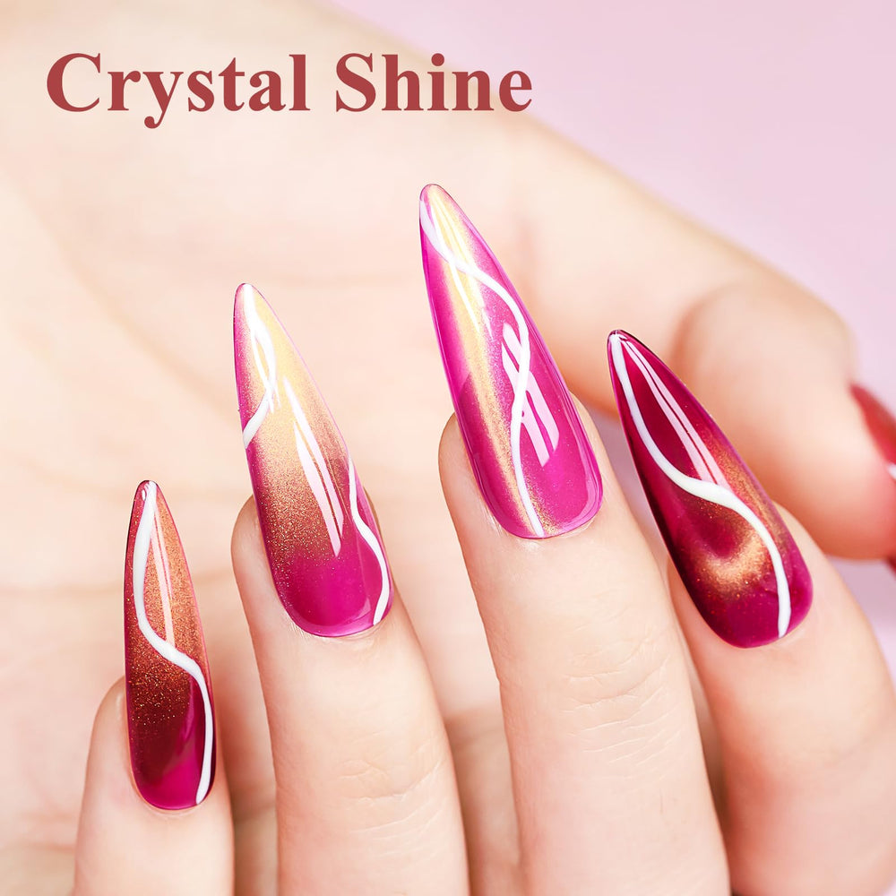 Bevimee 10-color gel polish palette for varied nail looks at home.