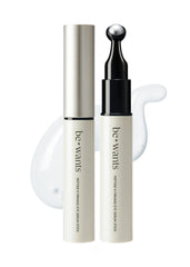 BE+WANTS Peptide-X eye serum stick with a cooling tip for refreshing under-eye care.