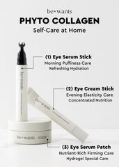 BE+WANTS 120-count box ready for long-term under-eye routine use.