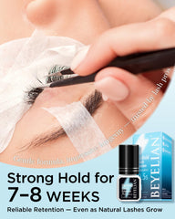 BEYELIAN black adhesive blends with natural lashes for seamless looks