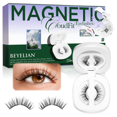 BEYELIAN magnetic eyelashes in packaging show glue-free easy application
