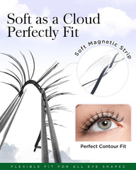 BEYELIAN lashes placed on lash line for secure wear and lift