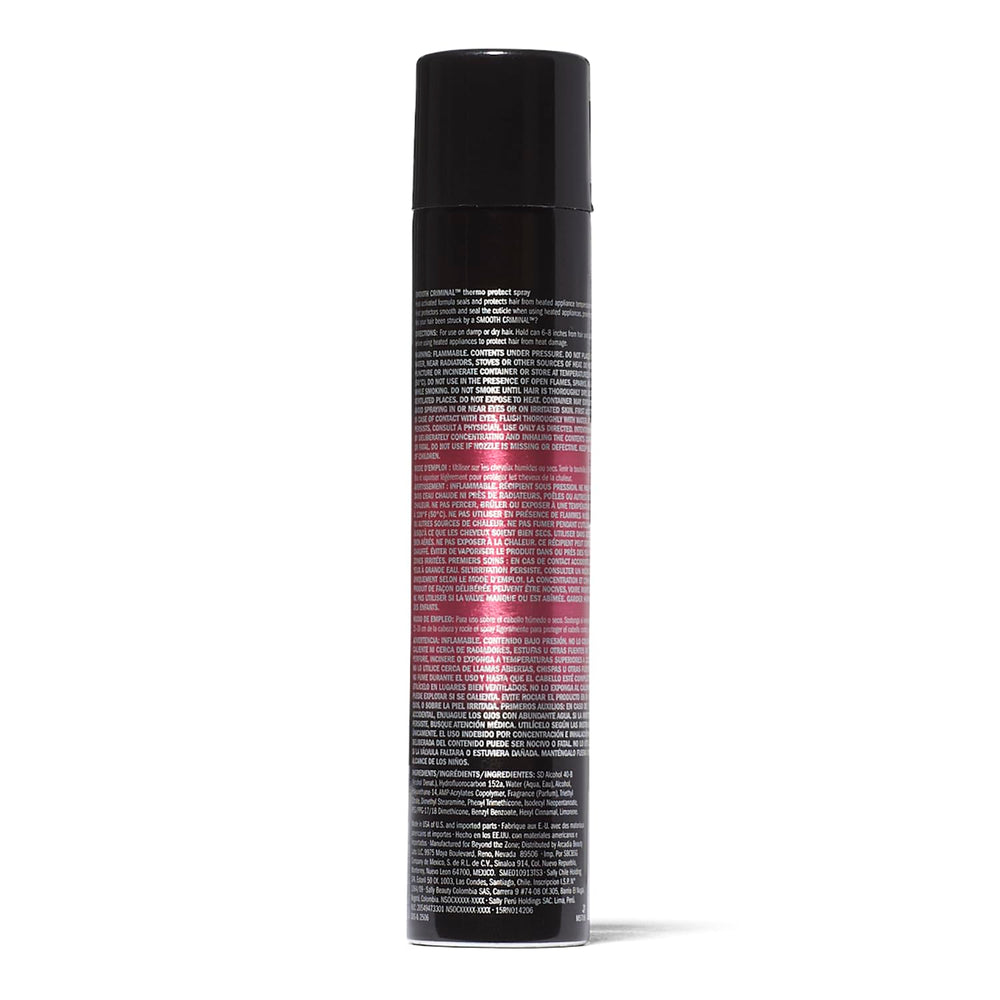 Beyond The Zone Thermo Protect Spray in use, guarding strands during styling