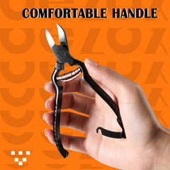 BEZOX ergonomic handle, comfortable grip during trimming.