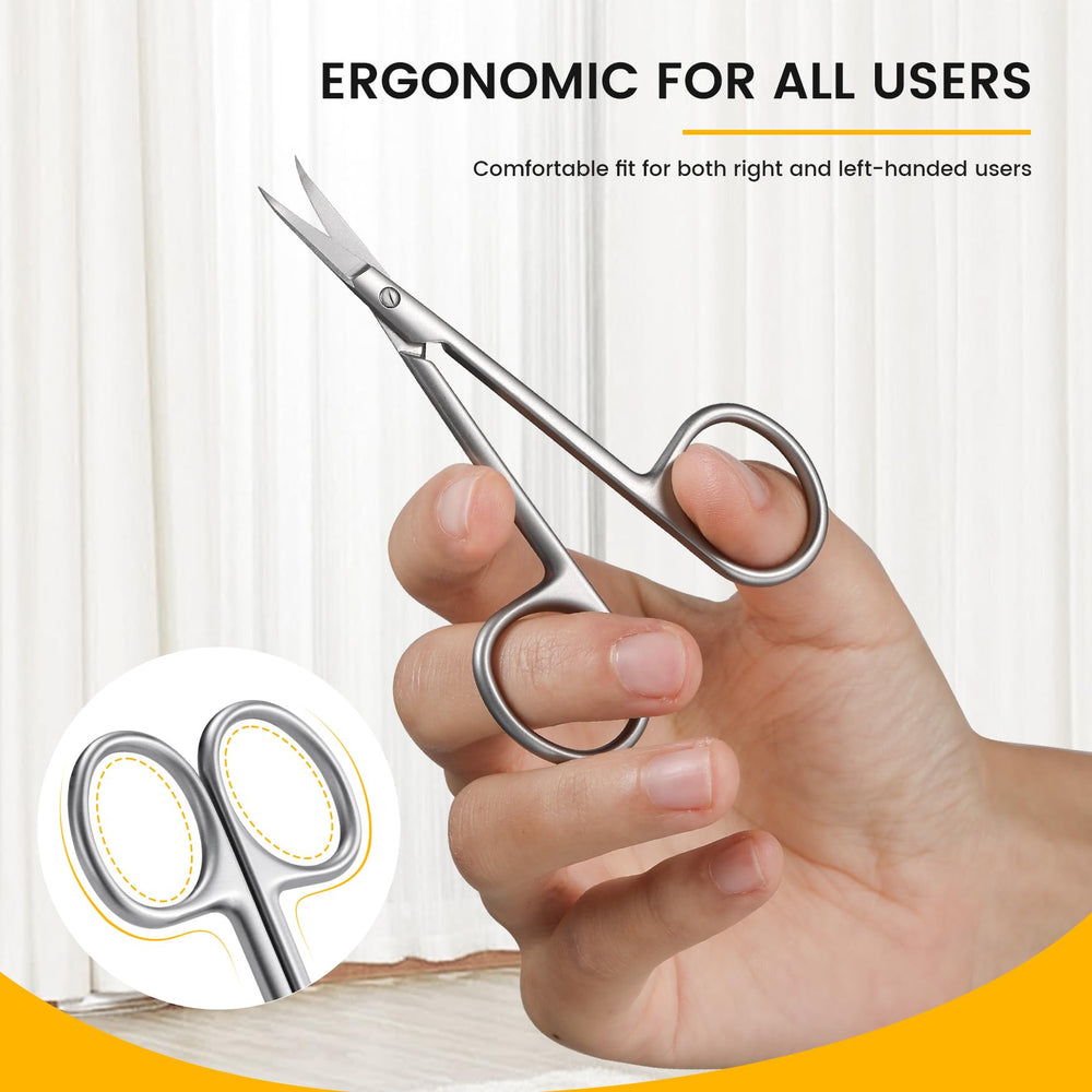 BEZOX hangnail trimming scissors for careful, accurate cuticle and hangnail work.