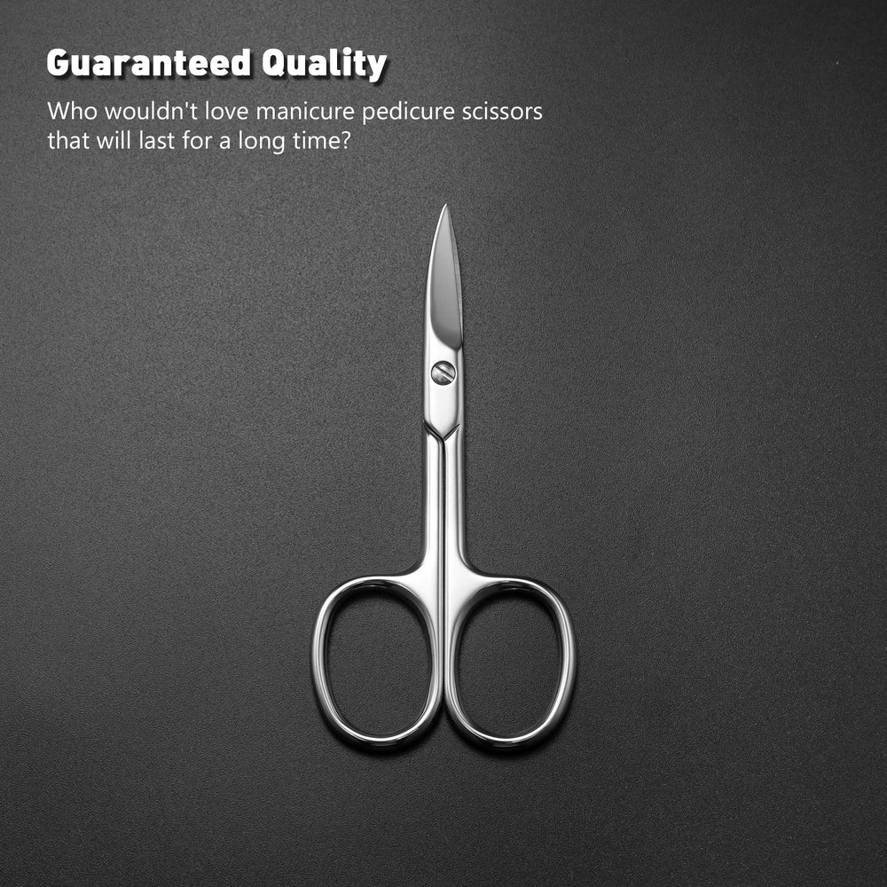 BEZOX Nail Scissors ergonomic handles provide comfortable grip during precise cuts