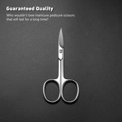 BEZOX Nail Scissors ergonomic handles provide comfortable grip during precise cuts