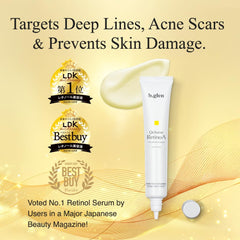 b.glen QuSome RetinoA ingredients panel showcase active retinoids and skin-friendly hydration.