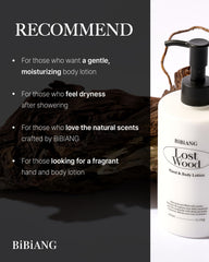 Resulting soft skin after BiBiANG Walnut Creek Green lotion application
