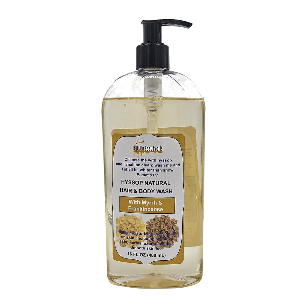 BIBLE N Beautyoils hyssop bottle pour for gentle cleansing of hair and skin