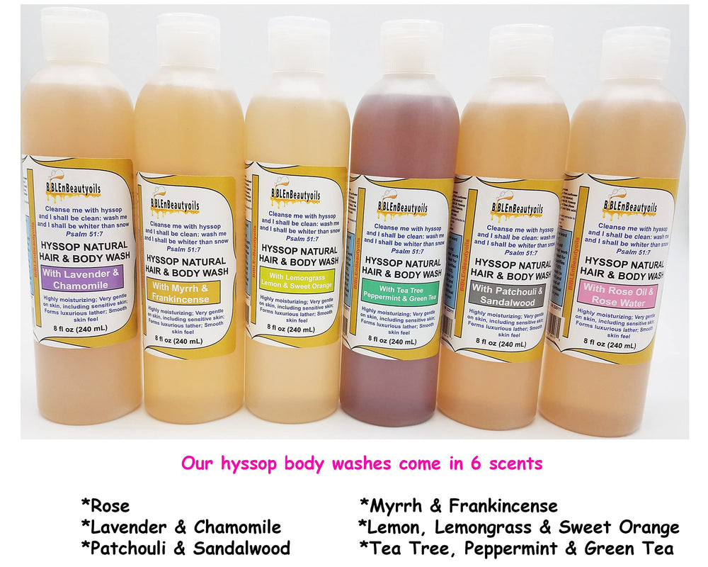 BIBLE N Beautyoils Hyssop wash for a refreshing shower routine